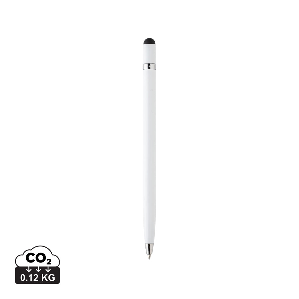 Simplistic metal pen - White