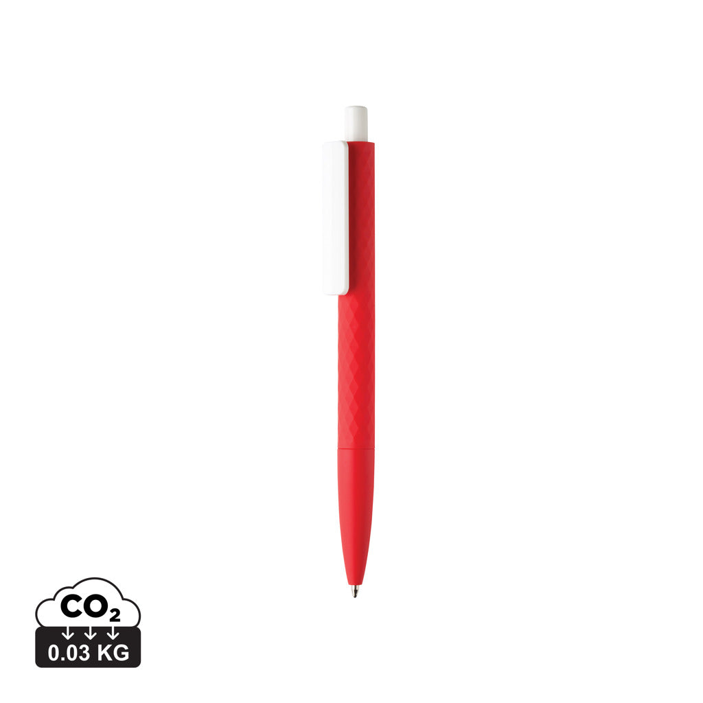 X3 RCS certified R-ABS pen smooth touch - Red