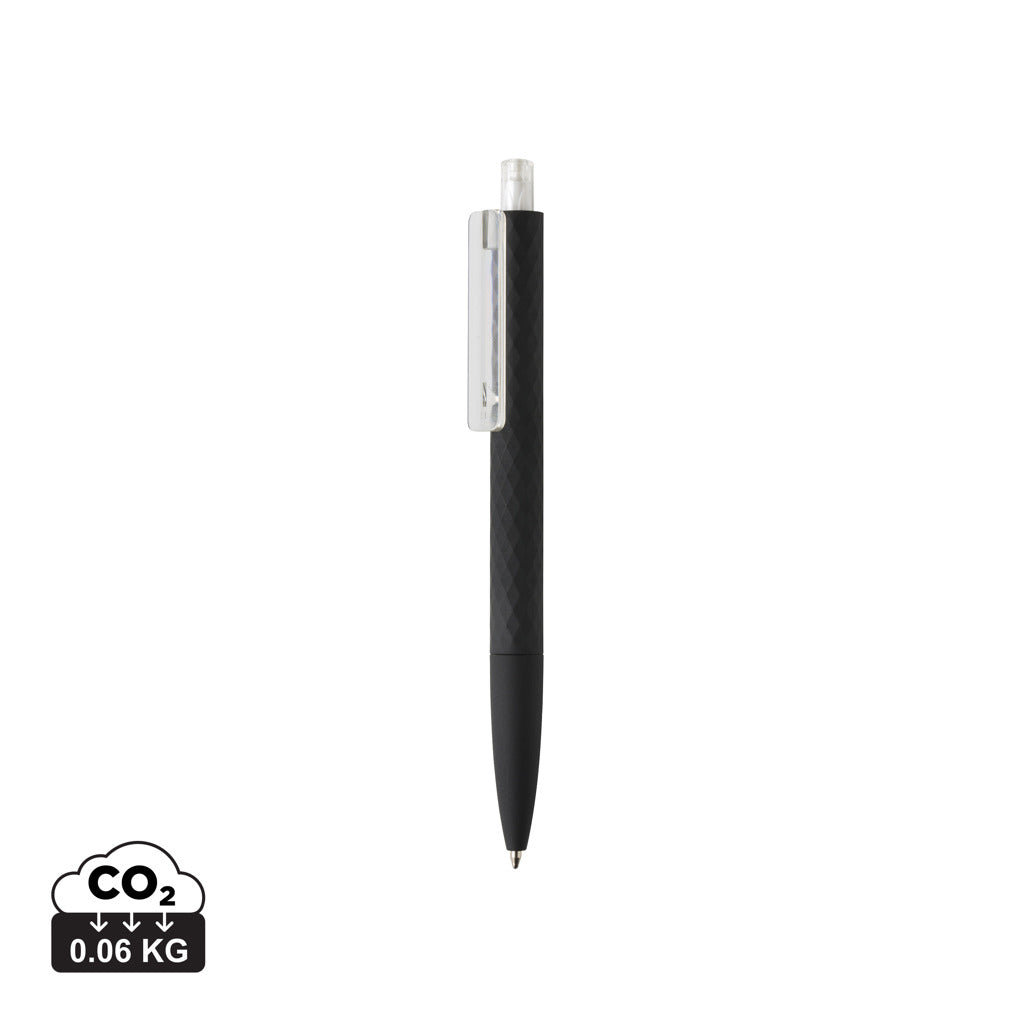 X3 RCS certified R-ABS black smooth touch pen - Transparent