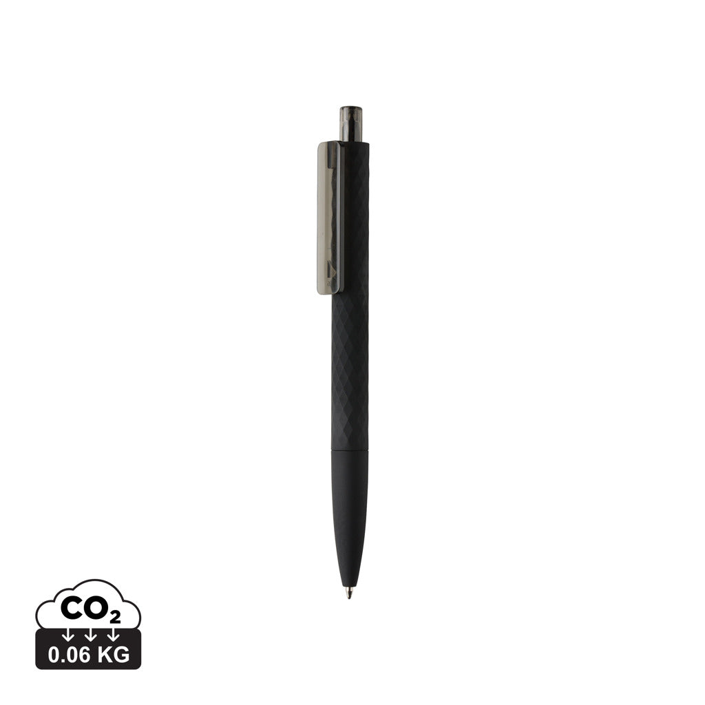 X3 RCS certified R-ABS black smooth touch pen - Black