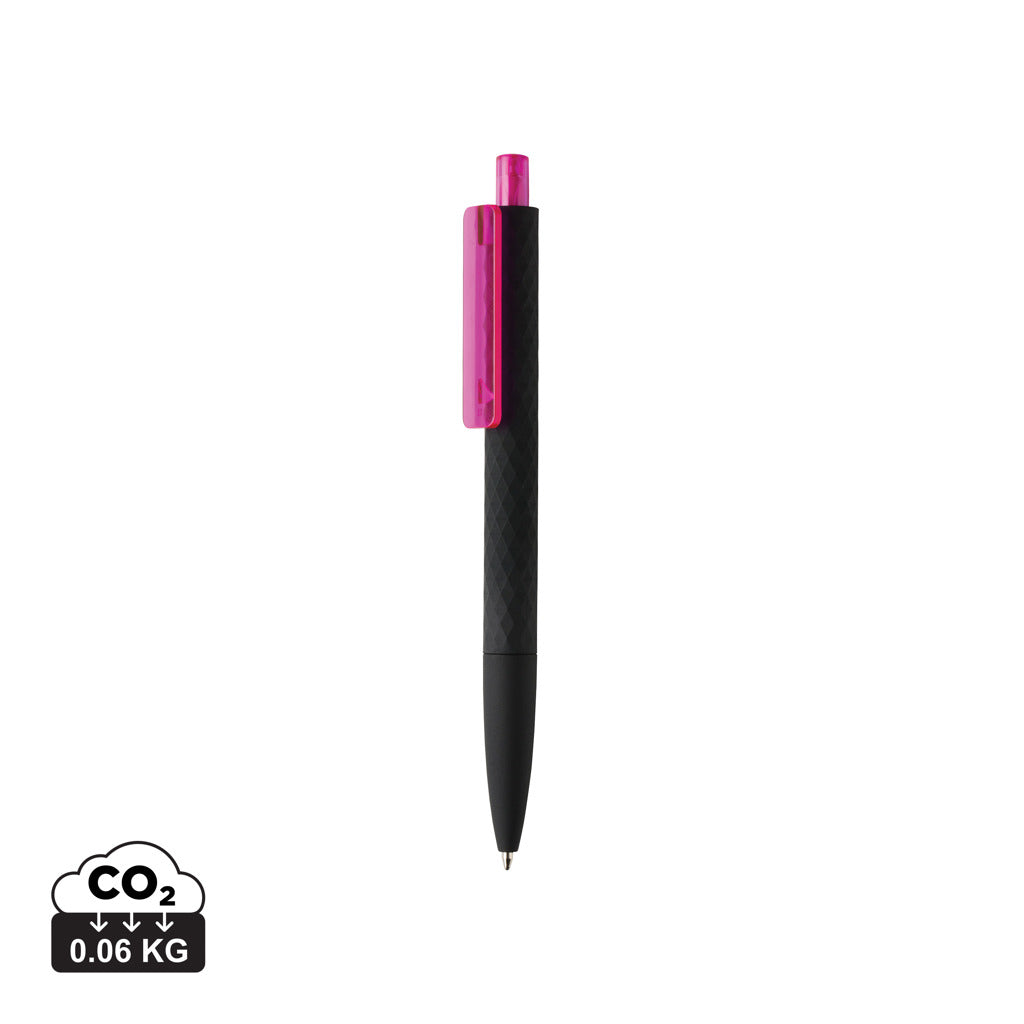 X3 RCS certified R-ABS black smooth touch pen - Pink