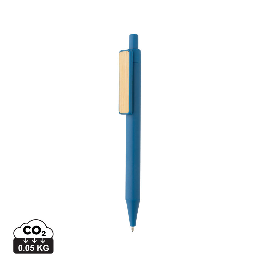 GRS RABS pen with bamboo clip - Blue