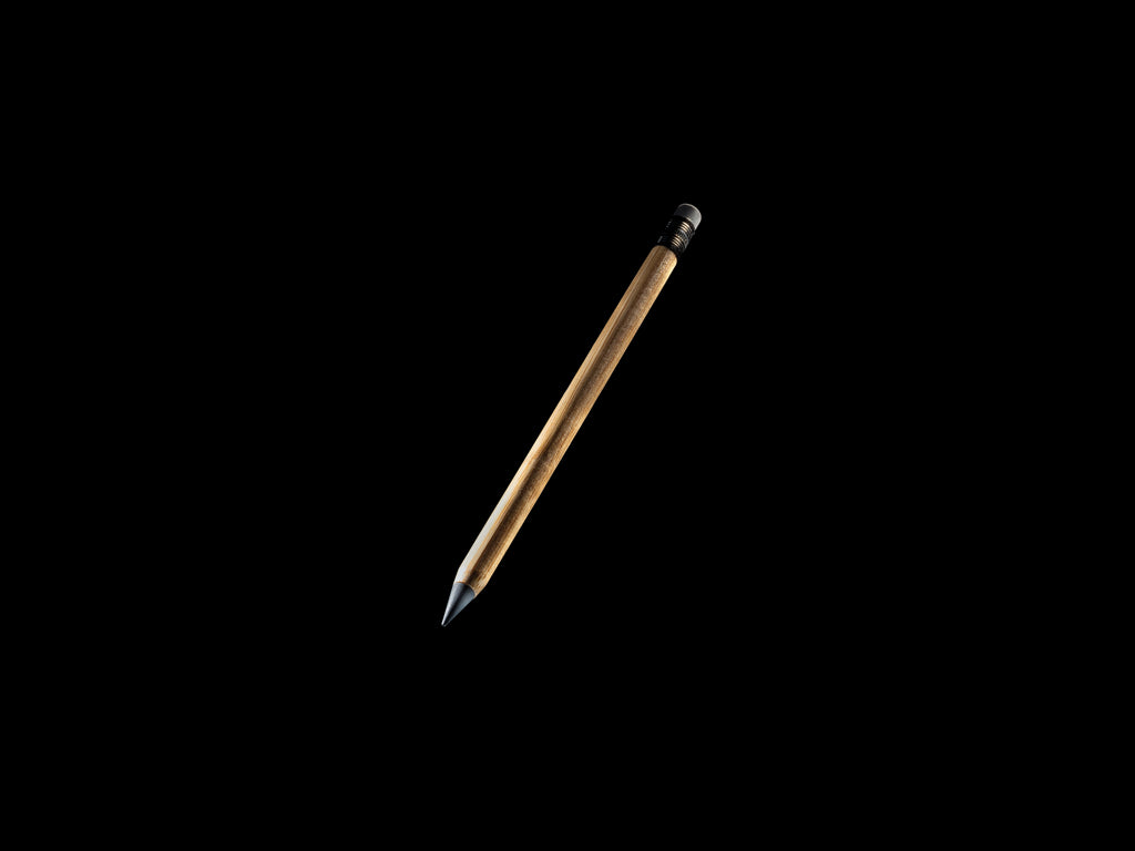 Bamboo infinity pencil with eraser - Brown