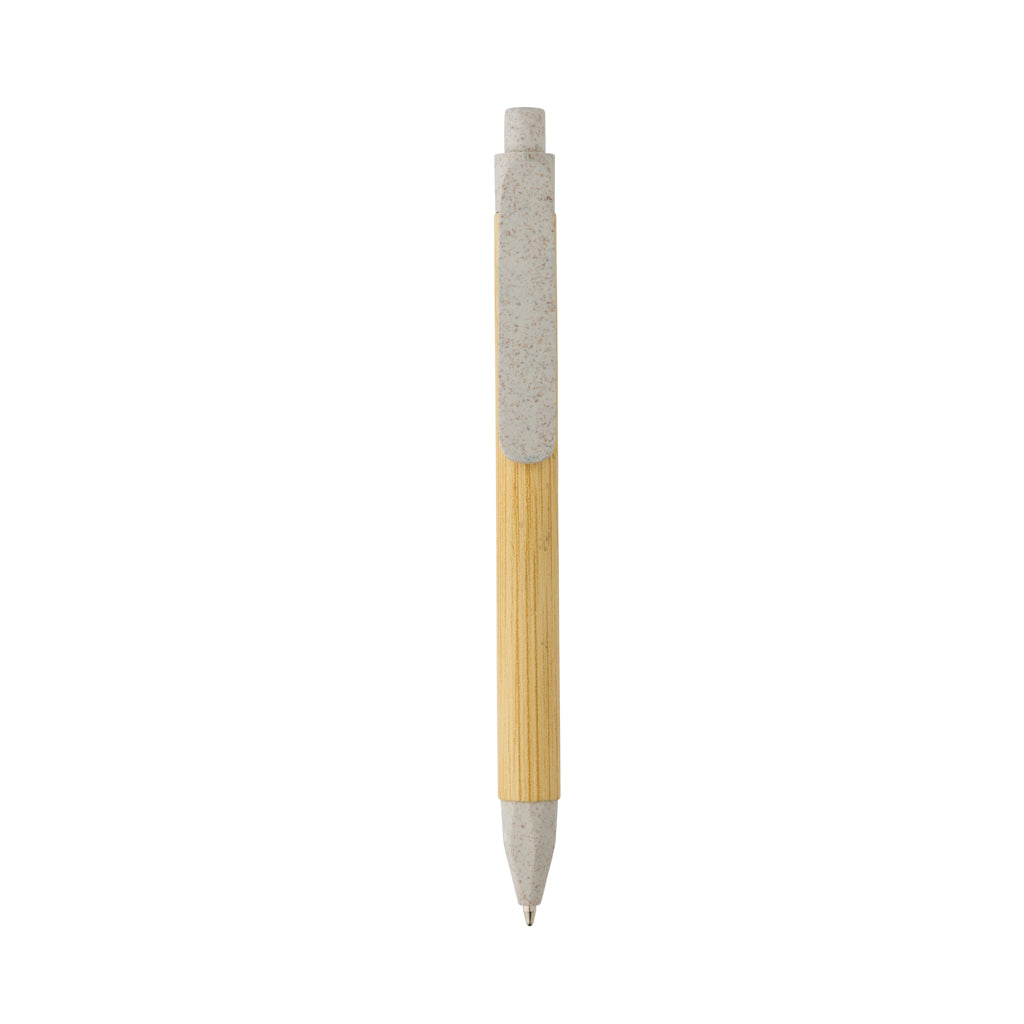 Write responsible recycled paper barrel pen - Off White