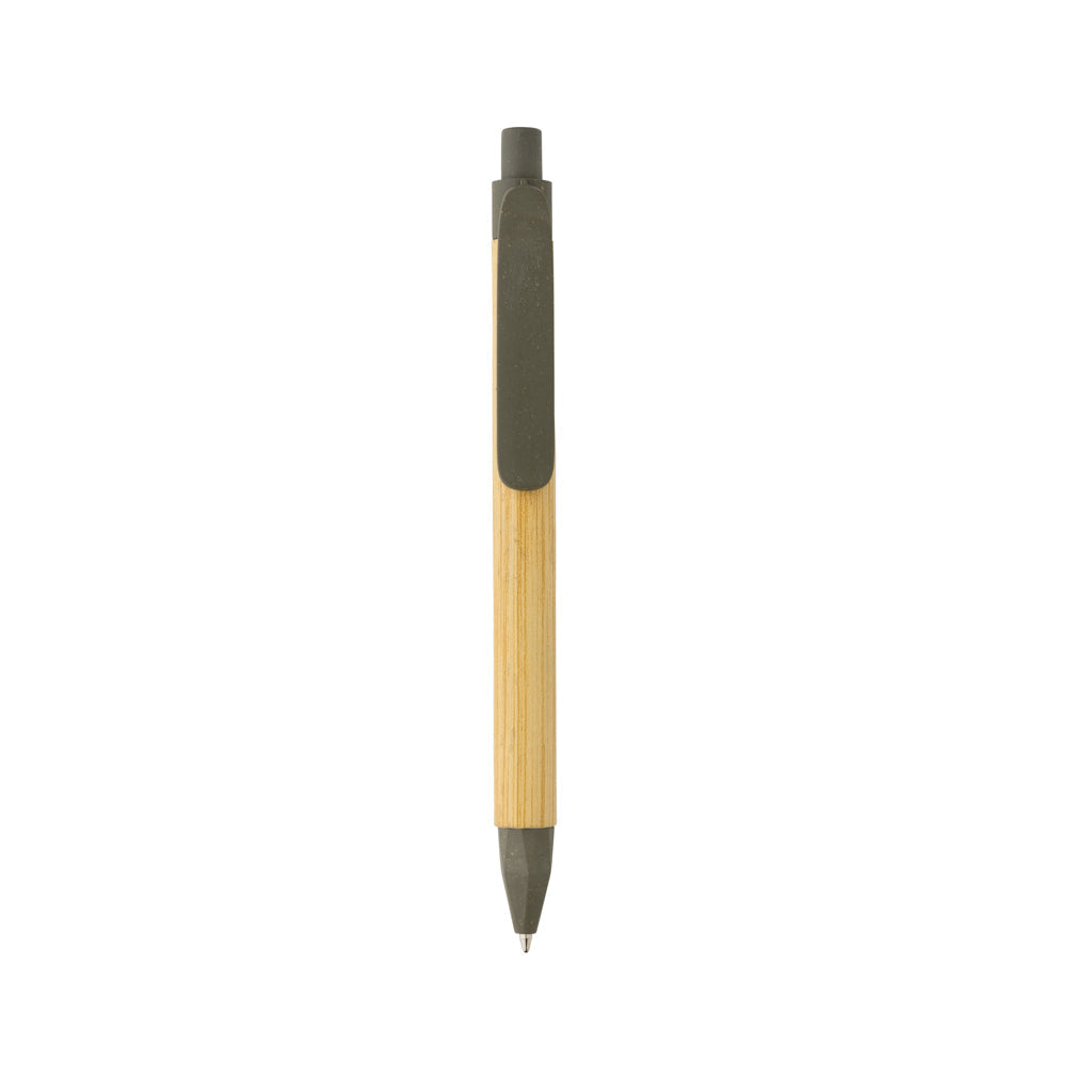 Write responsible recycled paper barrel pen - Green