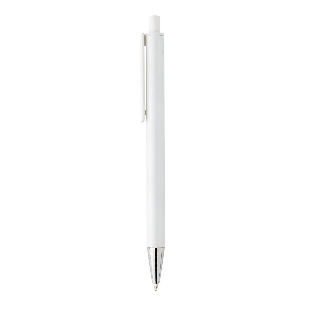 Amisk RCS certified recycled aluminium pen - White