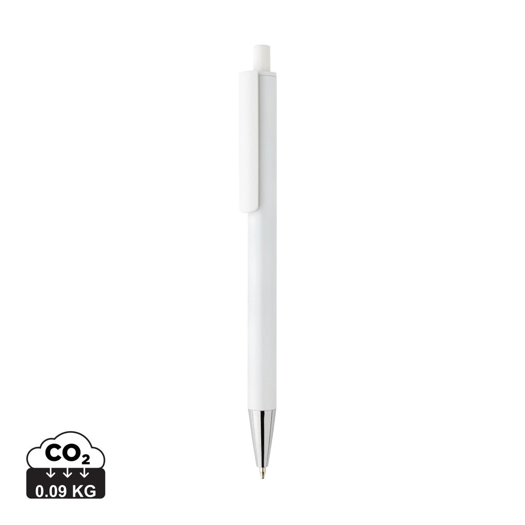Amisk RCS certified recycled aluminium pen - White