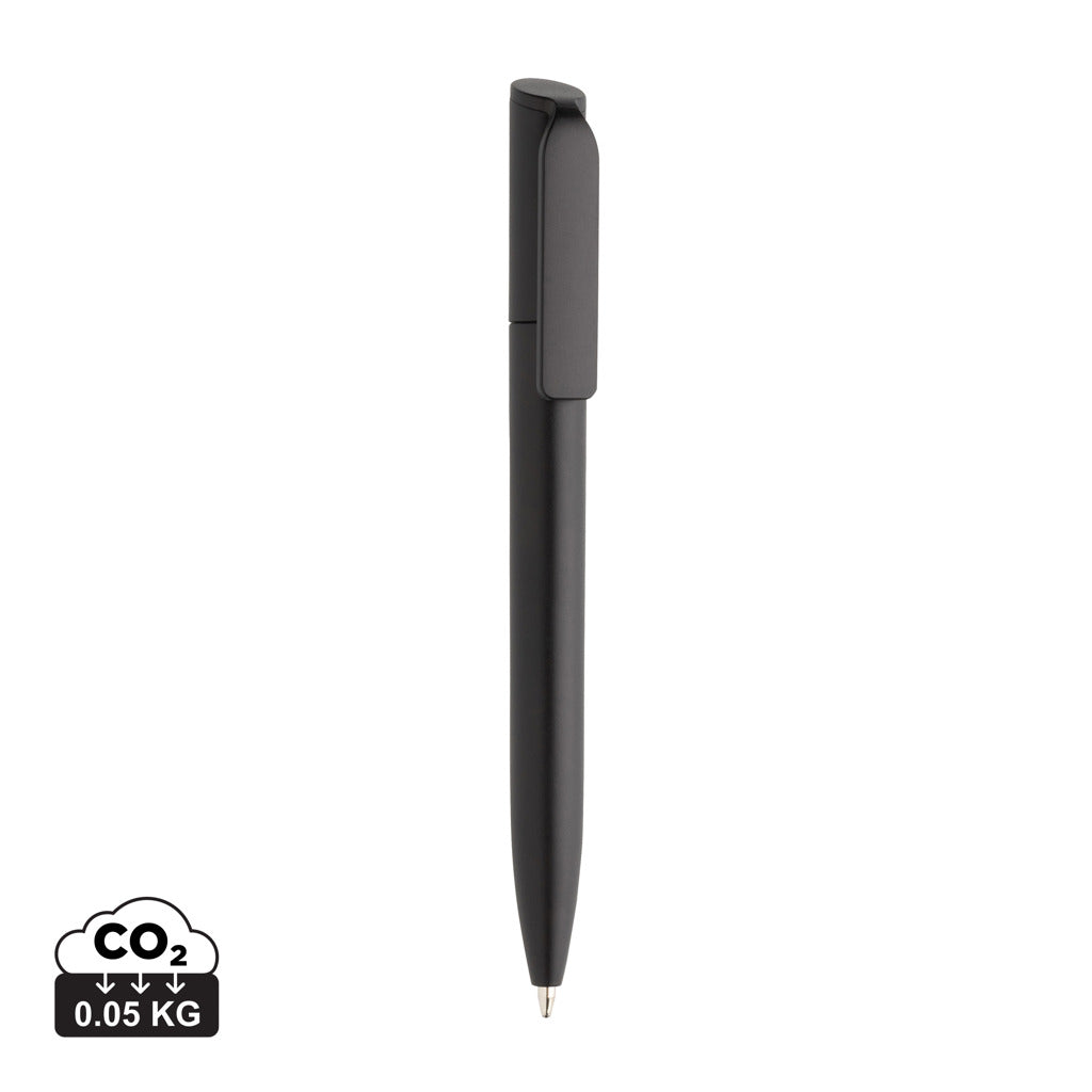 Pocketpal GRS certified recycled ABS mini pen - Black
