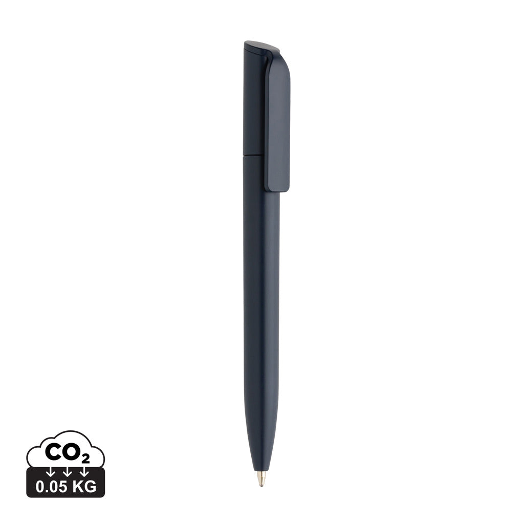 Pocketpal GRS certified recycled ABS mini pen - Navy