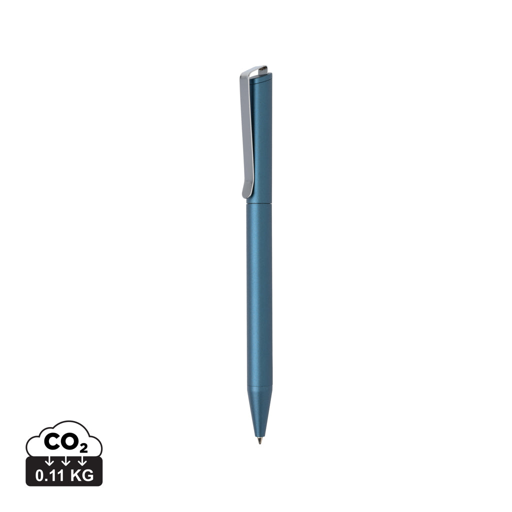Xavi RCS certified recycled aluminium pen - Royal Blue
