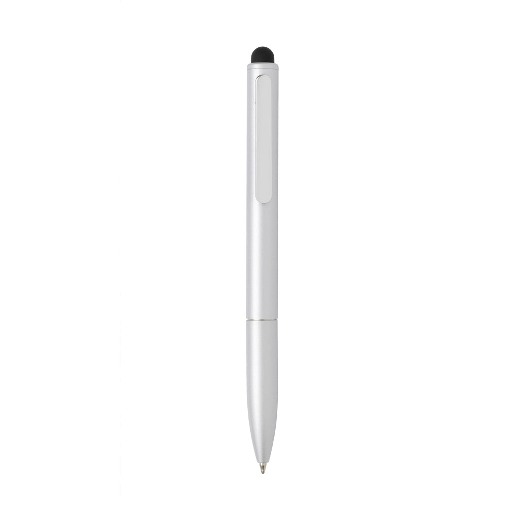 Kymi RCS certified recycled aluminium pen with stylus - Silver