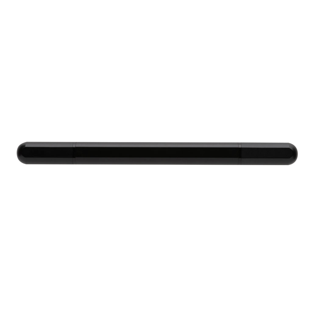Swiss Peak Storm RCS recycled aluminium dual tip pen - Black