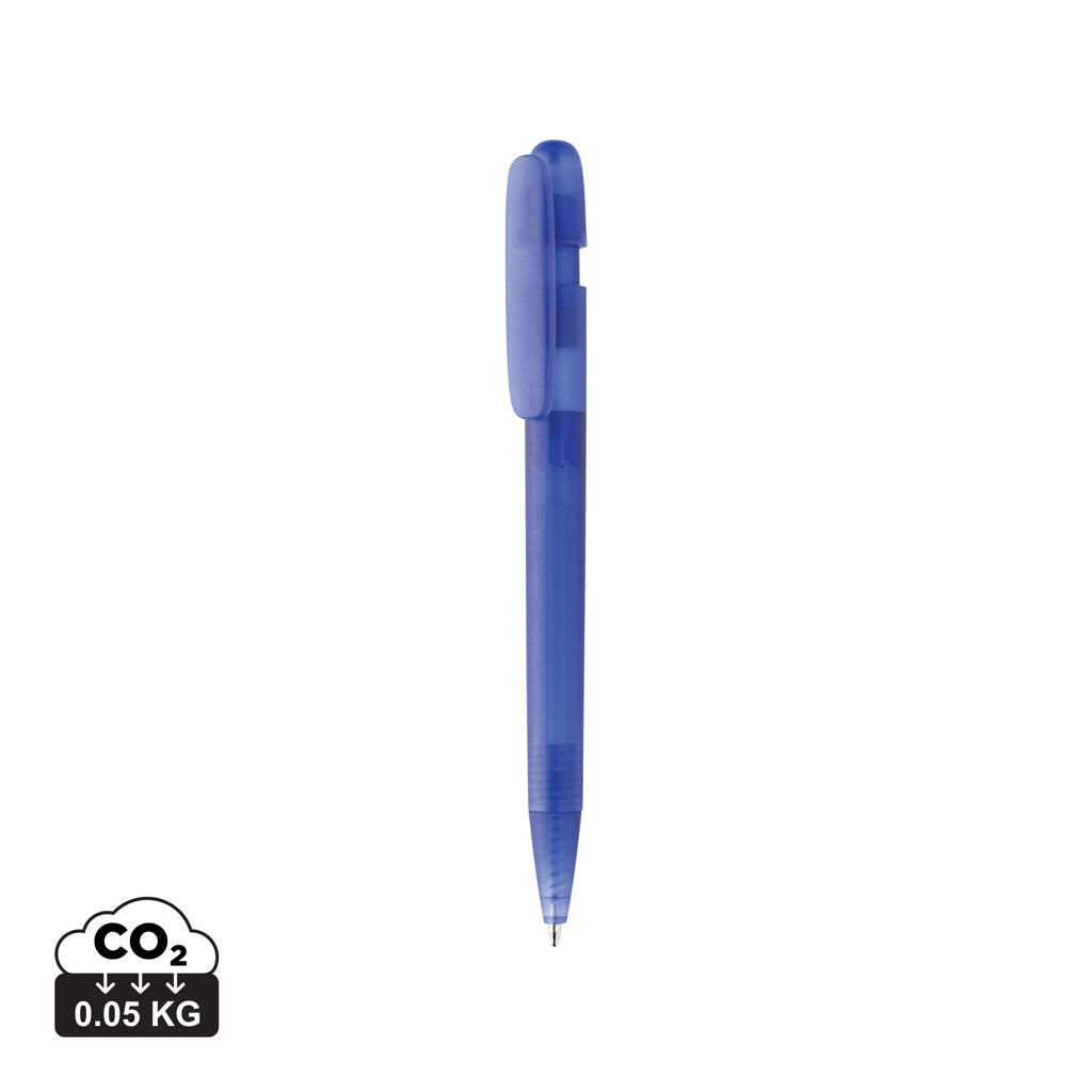 Devin GRS certified RABS pen transparent - Blue