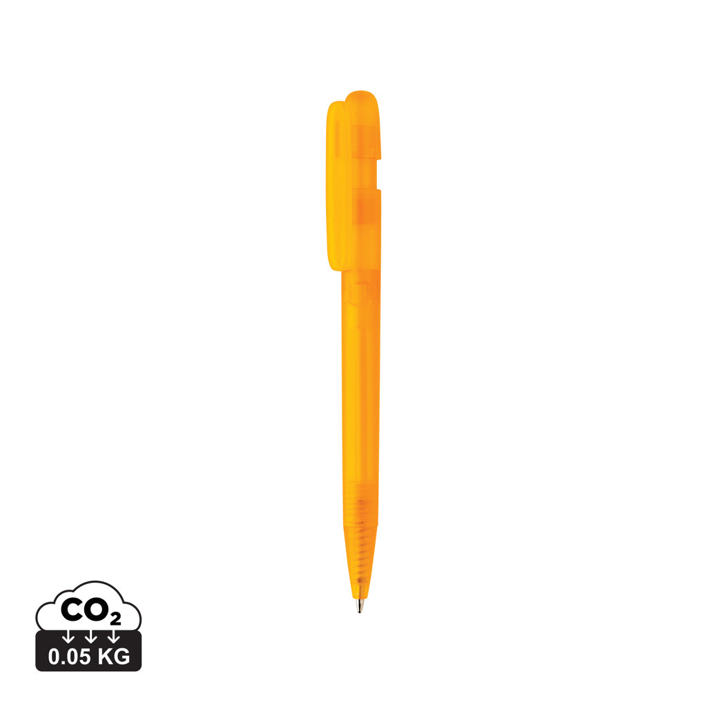 Devin GRS certified RABS pen transparent - Orange