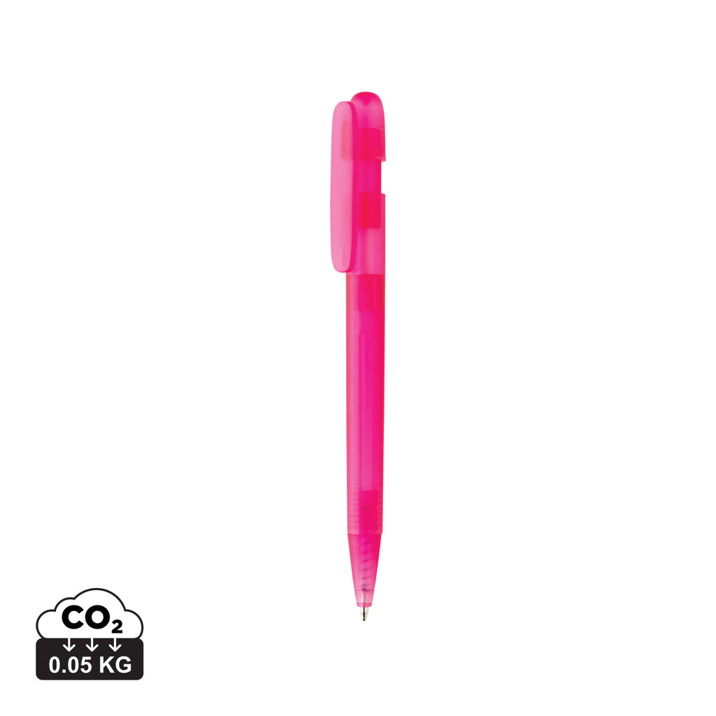 Devin GRS certified RABS pen transparent - Pink