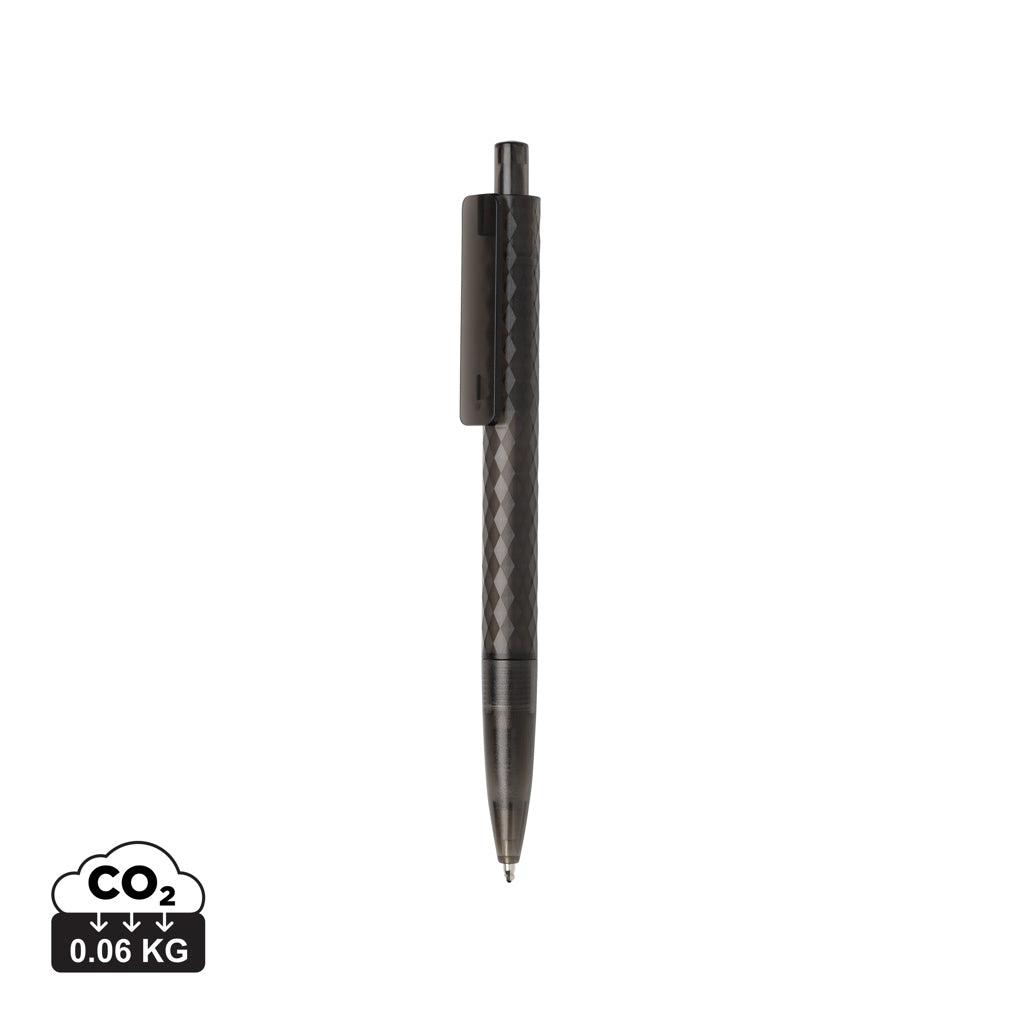 X3 GRS recycled PC plastic pen frosted - Black