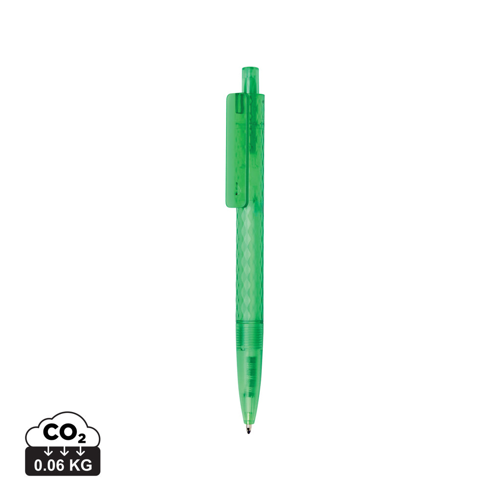 X3 GRS recycled PC plastic pen frosted - Green