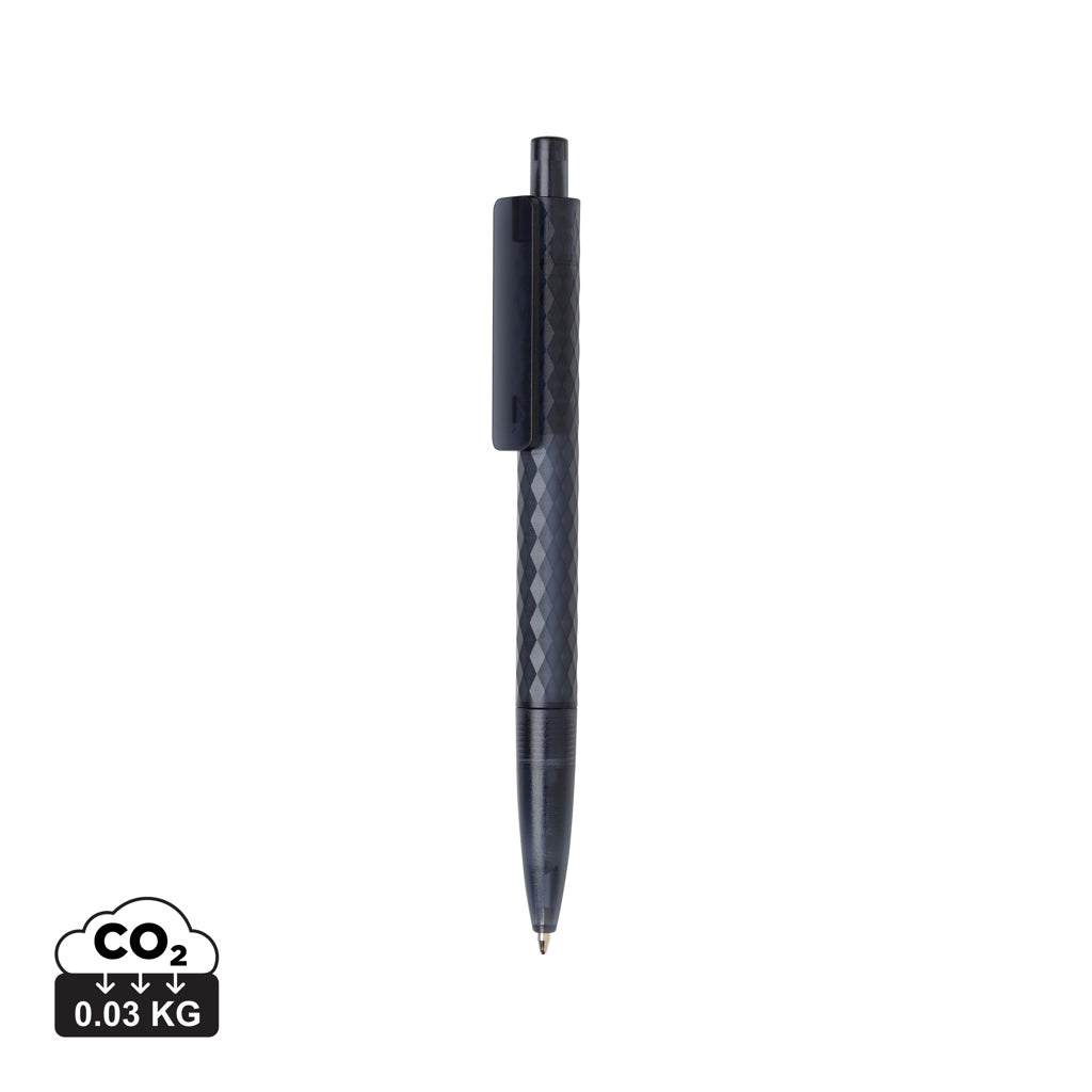 X3 GRS recycled PC plastic pen frosted - Navy