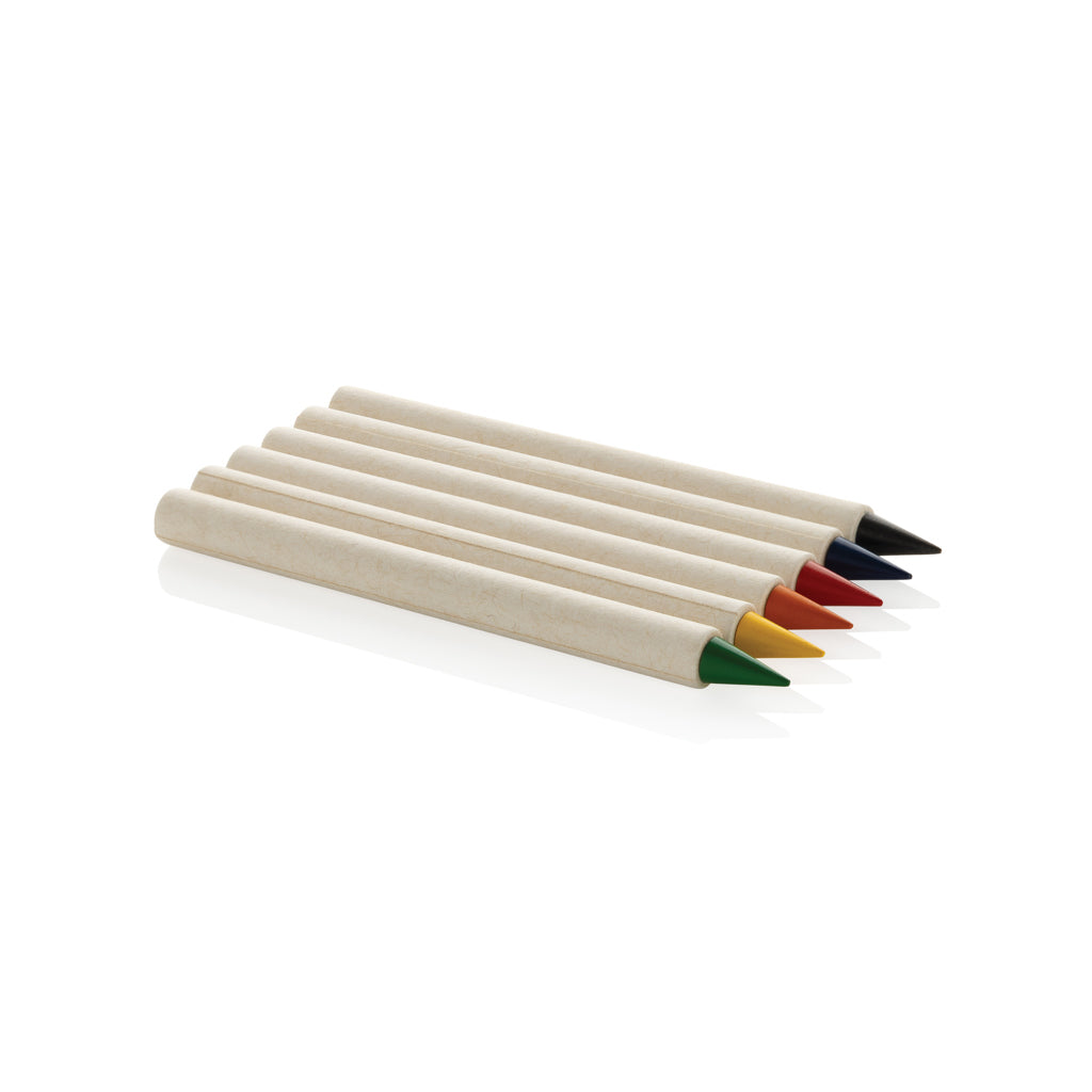 Micki GRS infinity 6pc colouring pencil set - White