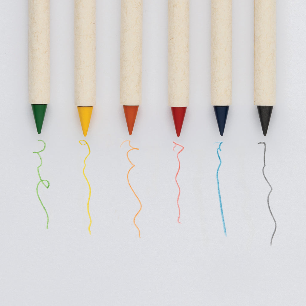 Micki GRS infinity 6pc colouring pencil set - White