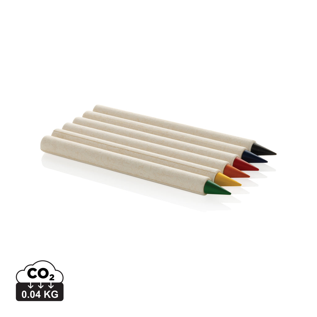 Micki GRS infinity 6pc colouring pencil set - White