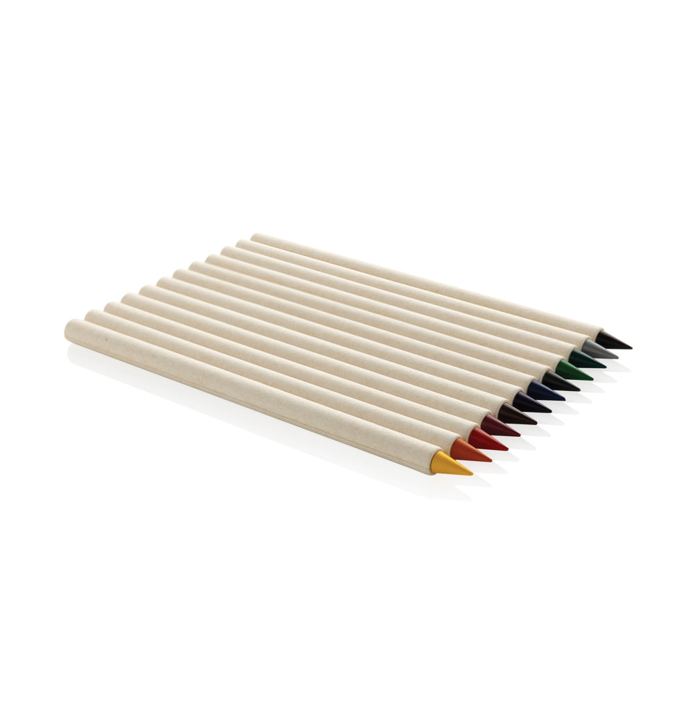 Micki GRS infinity 12pc colouring pencil set - White