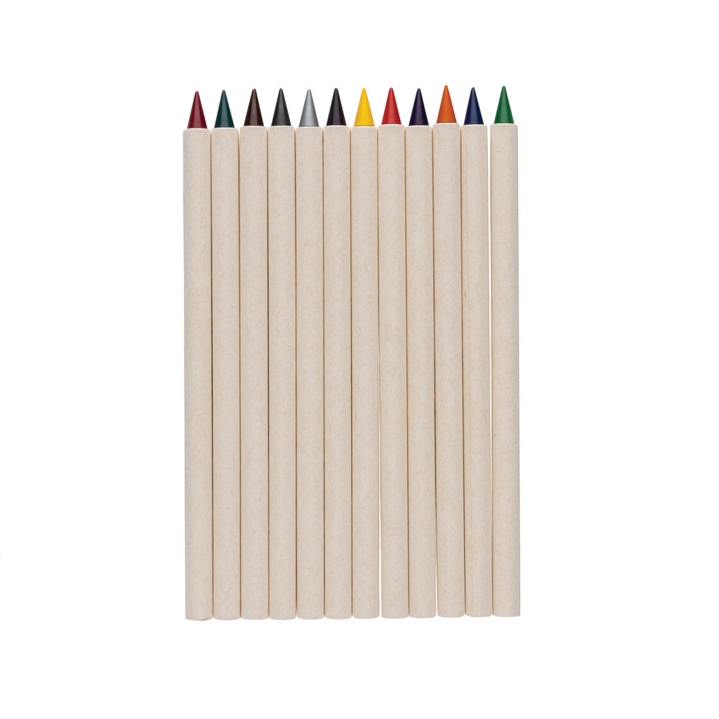 Micki GRS infinity 12pc colouring pencil set - White