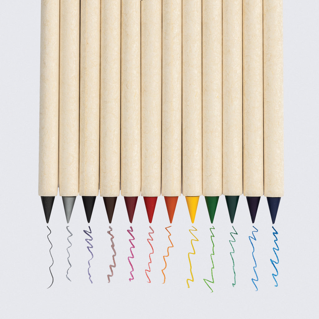 Micki GRS infinity 12pc colouring pencil set - White