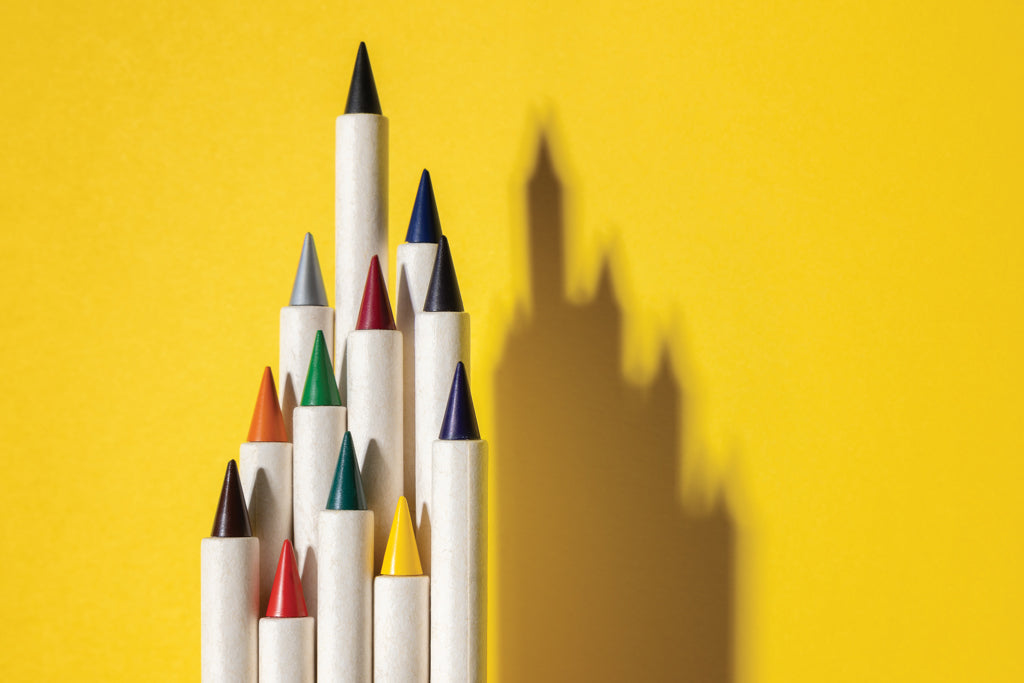Micki GRS infinity 12pc colouring pencil set - White