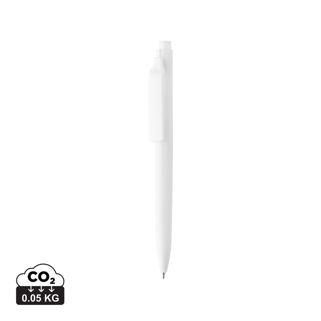 Vibe GRS certified R-ABS pen with ultra glide ink - White