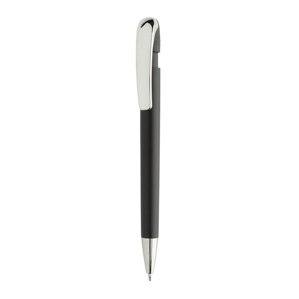 Glide GRS certified R-ABS Metal Clip Pen - Black