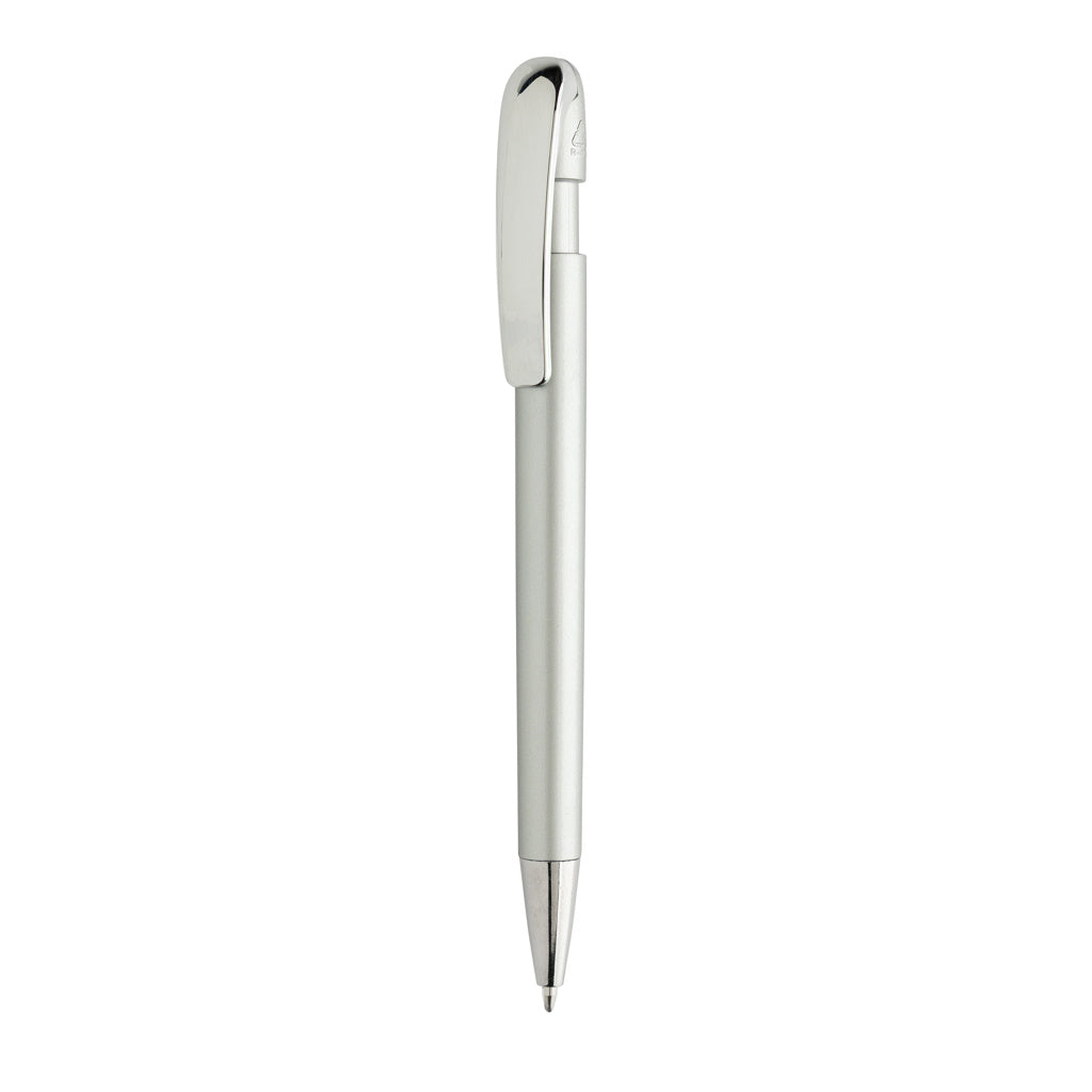 Glide GRS certified R-ABS Metal Clip Pen - Grey