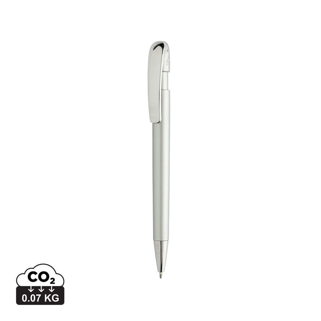 Glide GRS certified R-ABS Metal Clip Pen - Grey