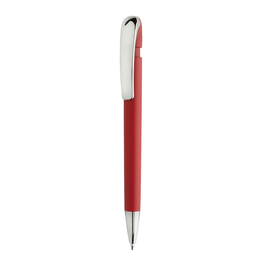 Glide GRS certified R-ABS Metal Clip Pen - Red