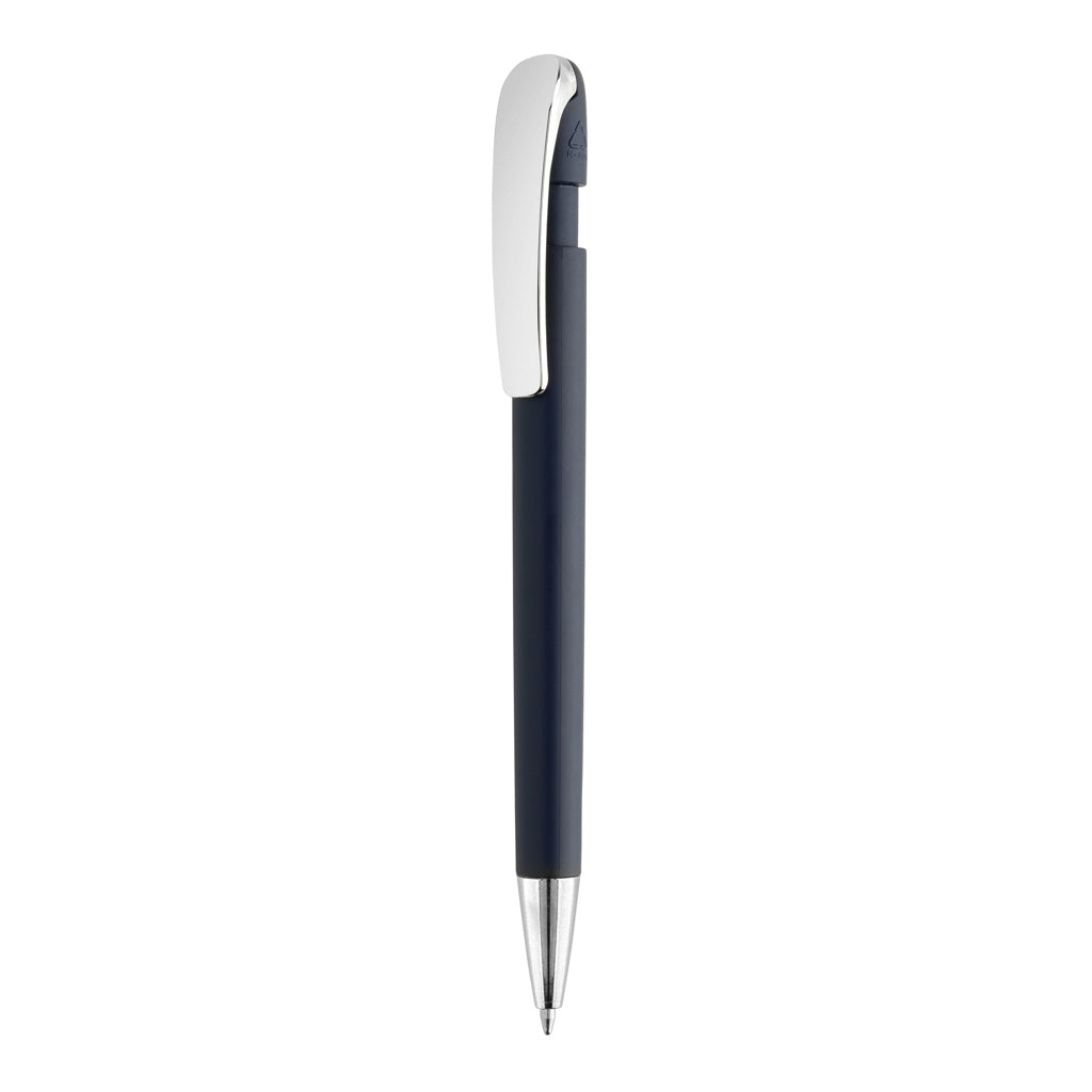 Glide GRS certified R-ABS Metal Clip Pen - Navy