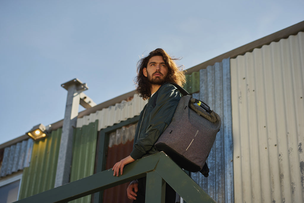 Urban anti-theft cut-proof backpack - Grey