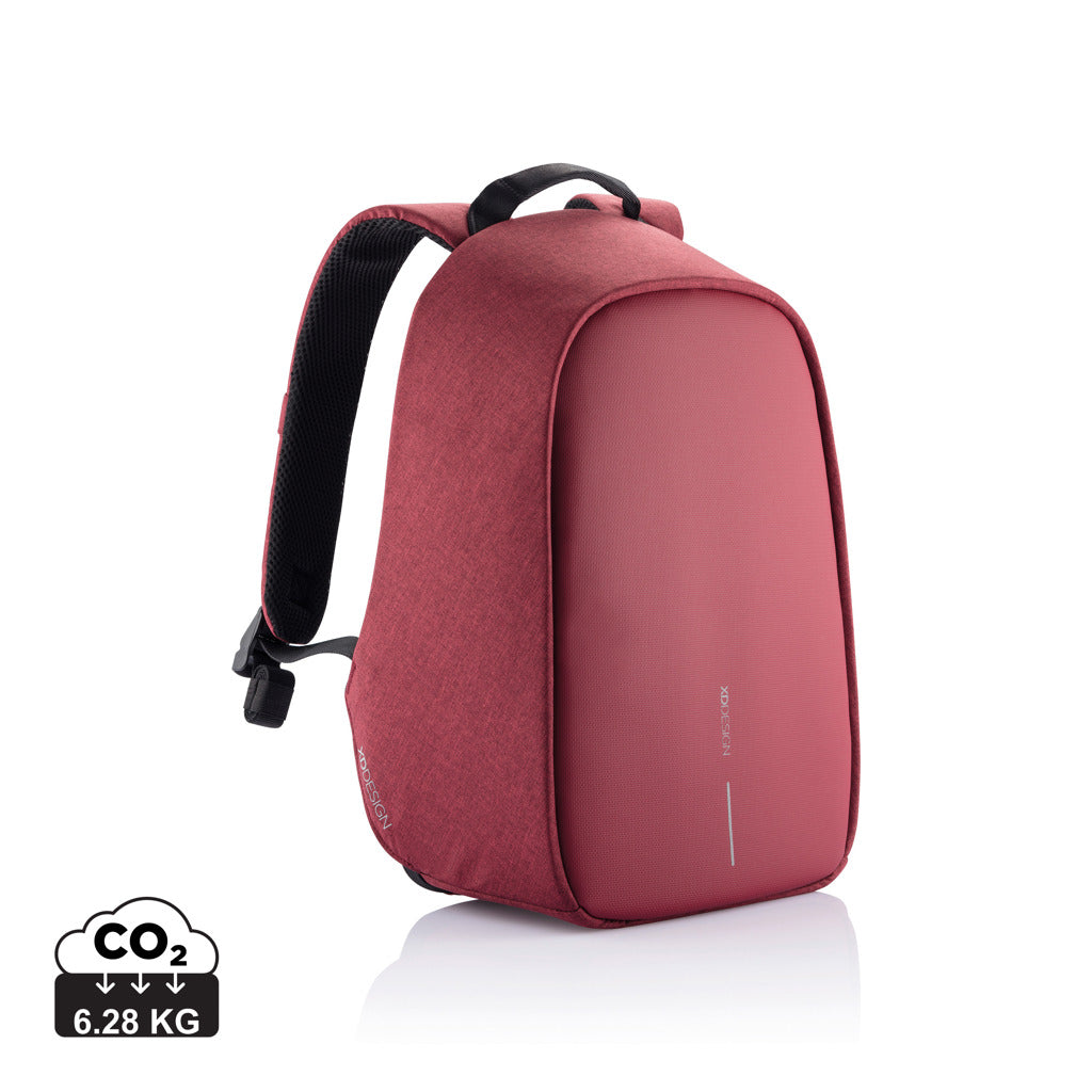 Bobby Hero Small, Anti-theft backpack - Red
