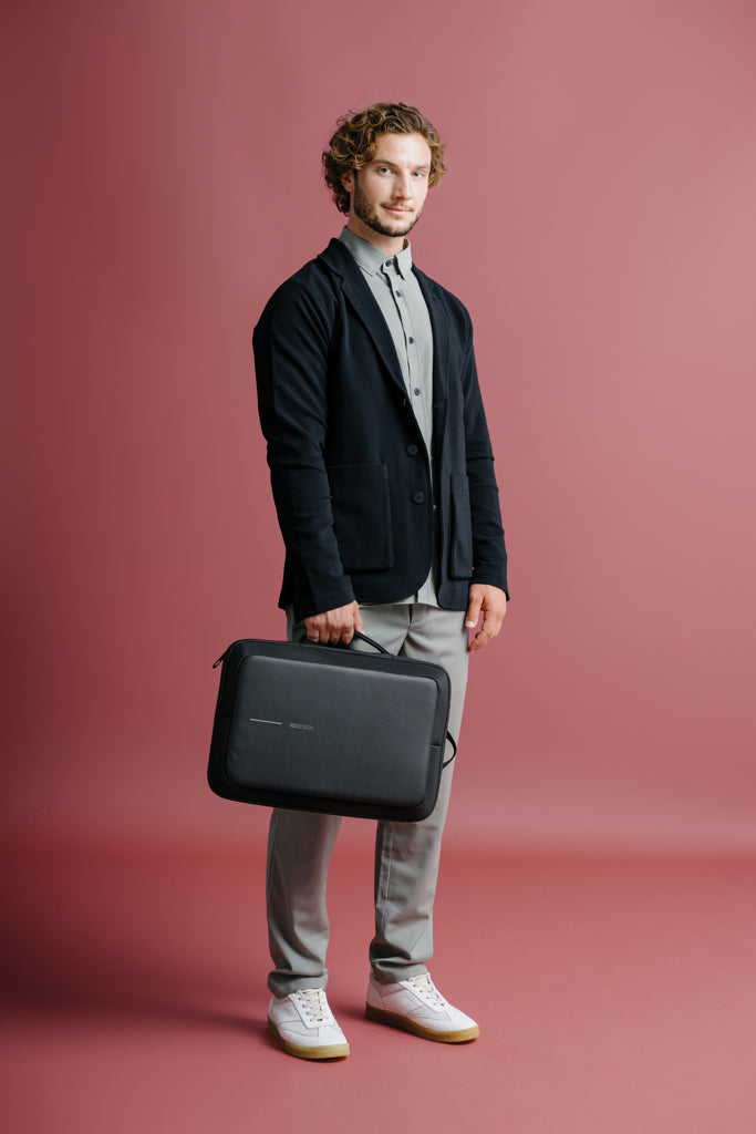 Bobby Bizz 2.0 anti-theft backpack & briefcase - Black