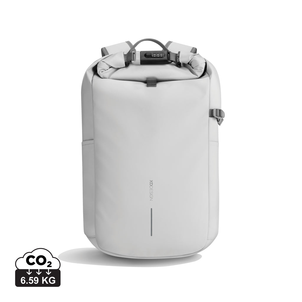 Urban Water Resistant Anti-theft Backpack - Off White