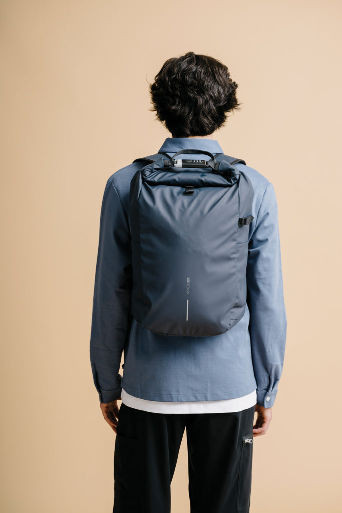 Urban Water Resistant Anti-theft Backpack - Navy