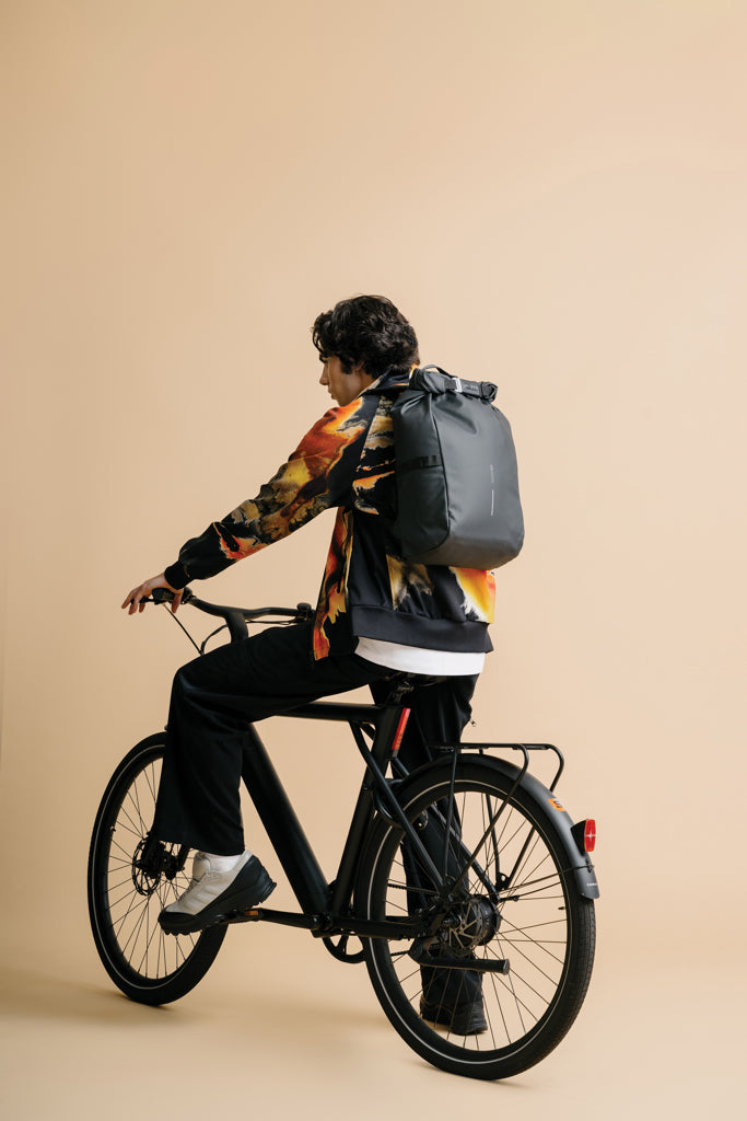 Urban Water Resistant Bike Backpack - Black
