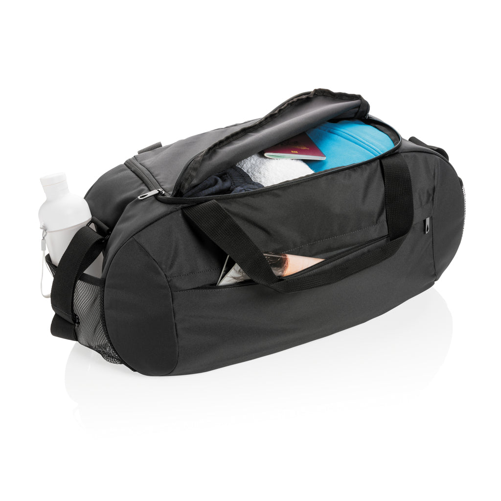 Impact AWARE™ RPET modern sports duffel - Black