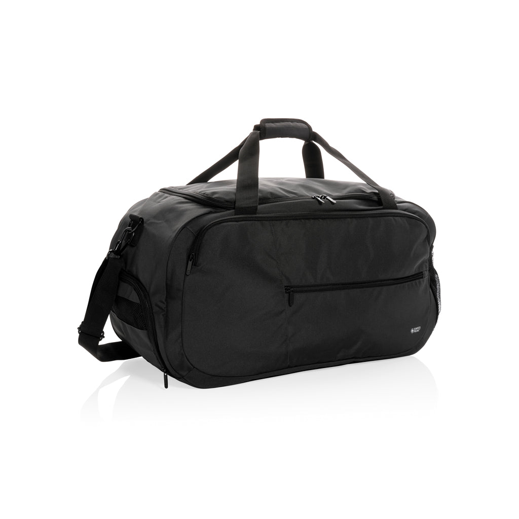 Swiss Peak AWARE™ RPET sports duffel - Black