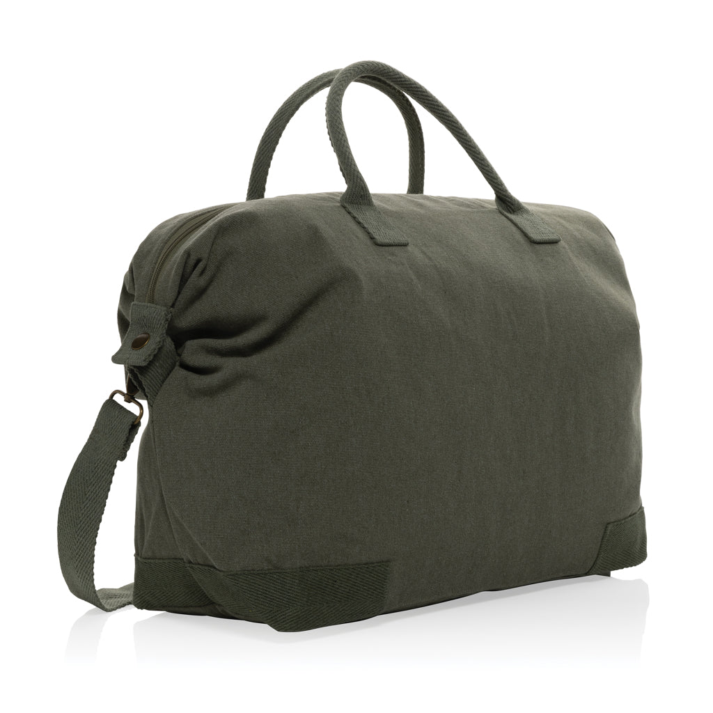 Kezar AWARE™ 500 gsm recycled canvas deluxe weekend bag - Green