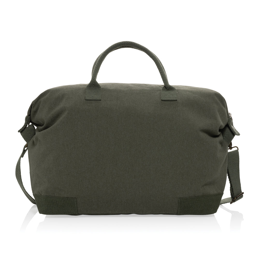Kezar AWARE™ 500 gsm recycled canvas deluxe weekend bag - Green