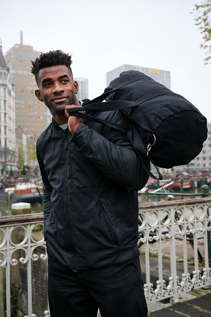 Impact Aware™ 285gsm rcanvas duffel bag undyed - Black