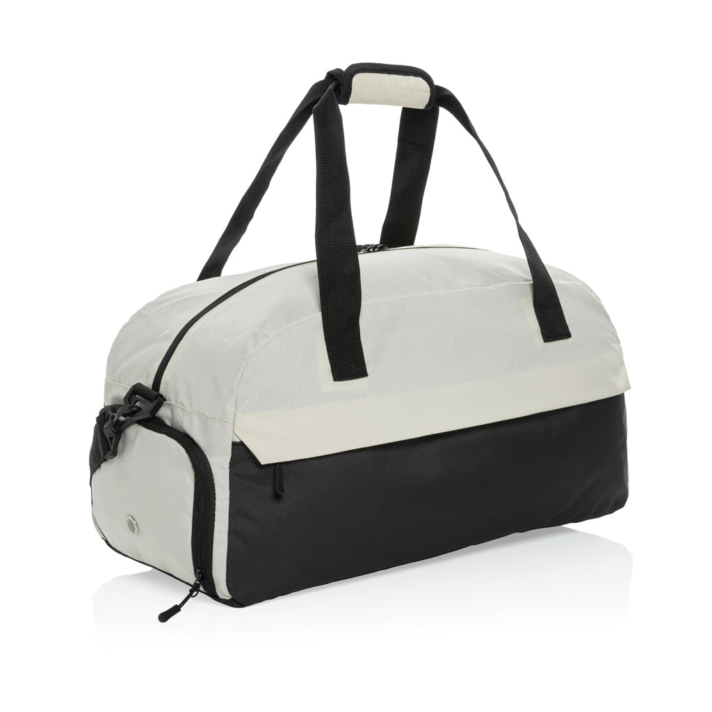 Kazu AWARE™ RPET basic weekend duffel - Off White