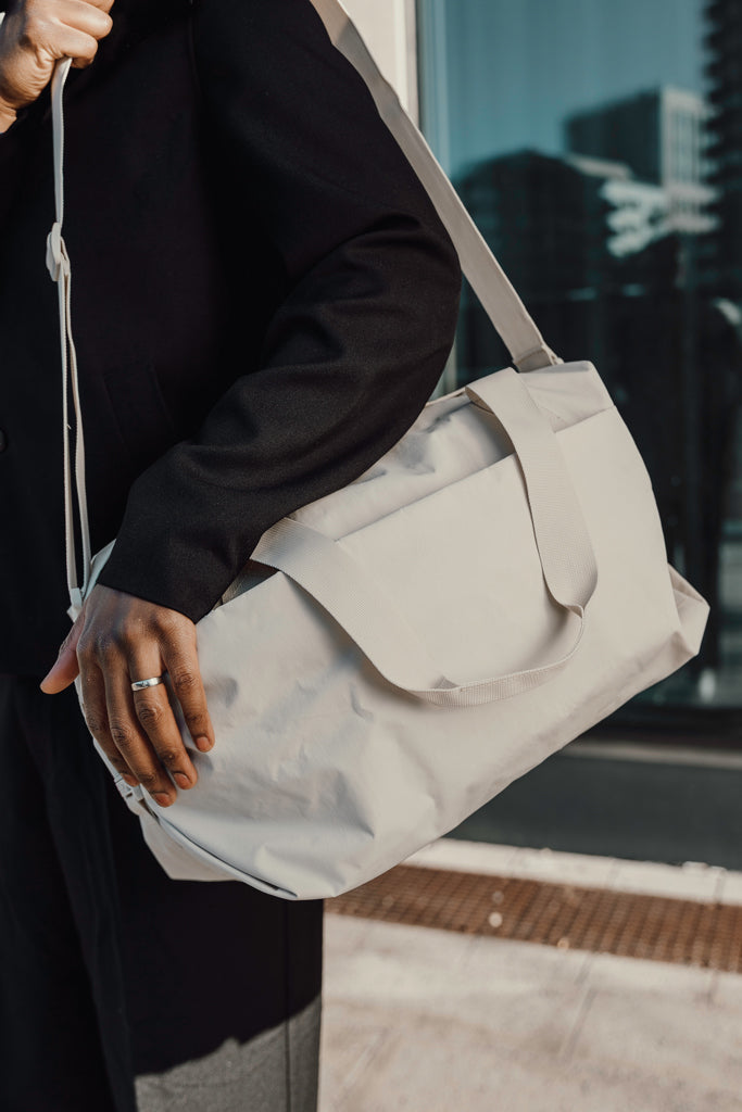 KENTO URBAN RCS recycled nylon Weekender - Beige