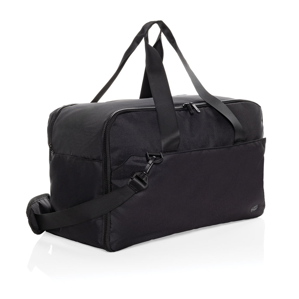Swiss Peak Aware™ RPET 15.6 inch laptop weekend bag - Black