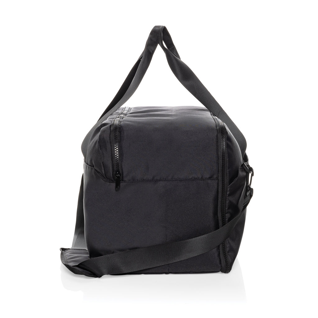 Swiss Peak Aware™ RPET 15.6 inch laptop weekend bag - Black
